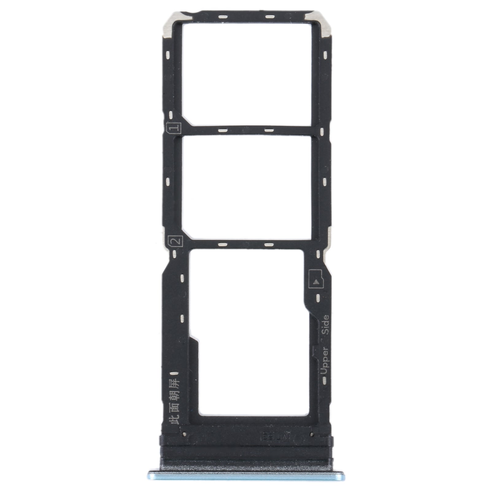 For vivo Y21 2021 / Y21S / Y21T / Y21T India SIM Card Tray + SIM Card Tray + Micro SD Card Tray (White)