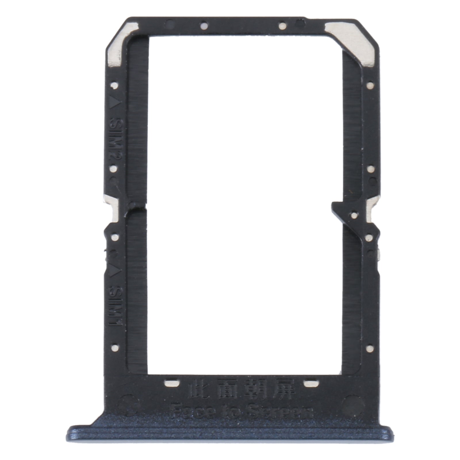 For Realme 9 Pro+ SIM Card Tray + SIM Card Tray (Black)