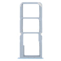 For Realme C30 SIM Card Tray + SIM Card Tray + Micro SD Card Tray (Blue)