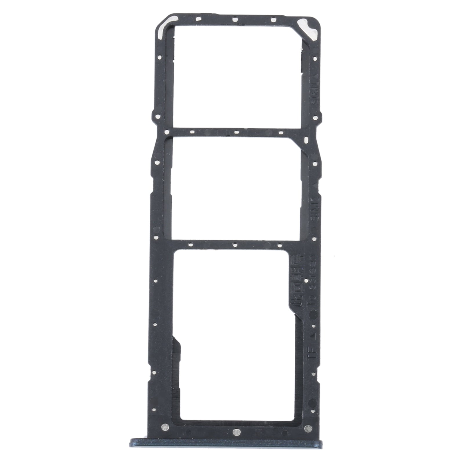 For Realme C31 SIM Card Tray + SIM Card Tray + Micro SD Card Tray (Black)