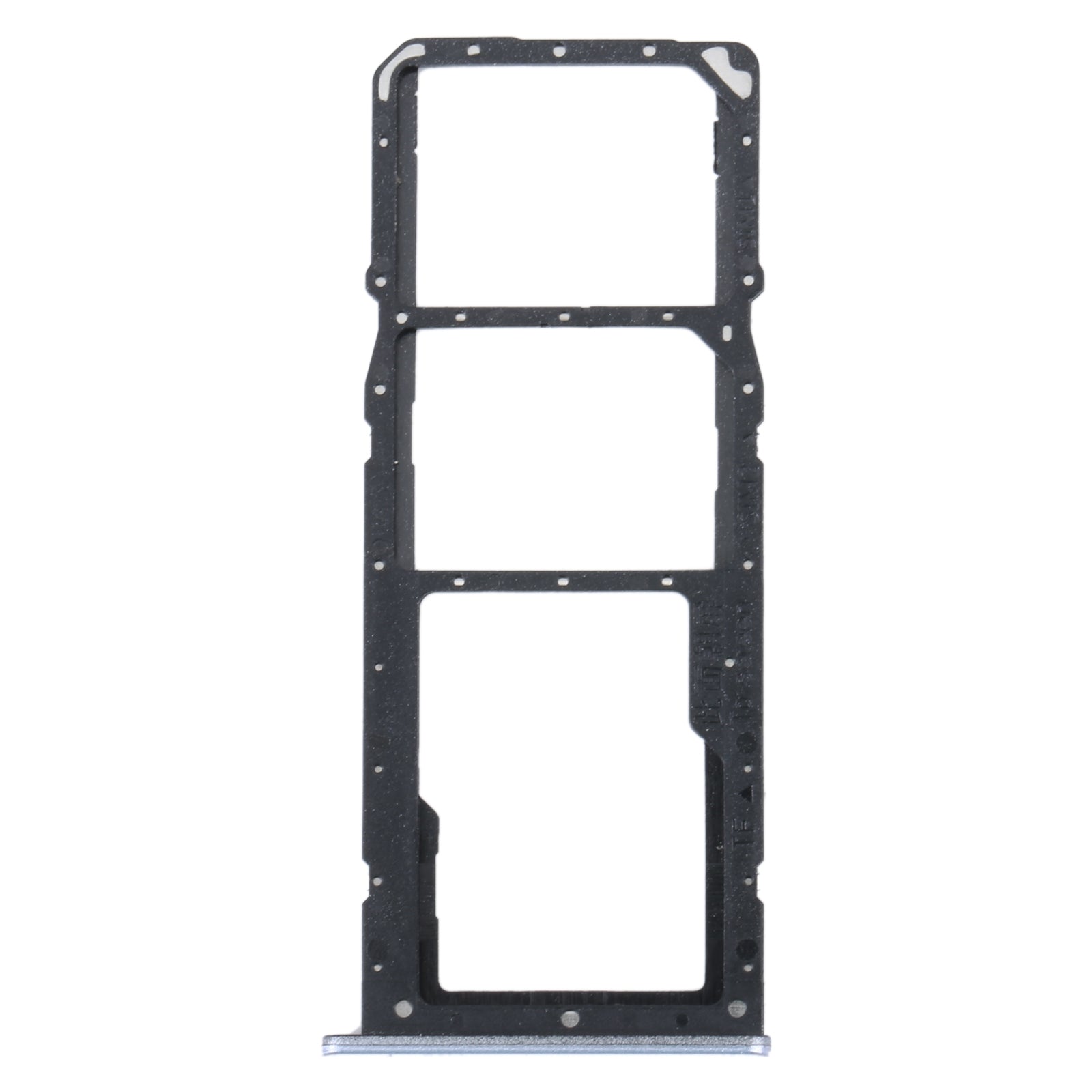 For Realme C31 SIM Card Tray + SIM Card Tray + Micro SD Card Tray (Silver)