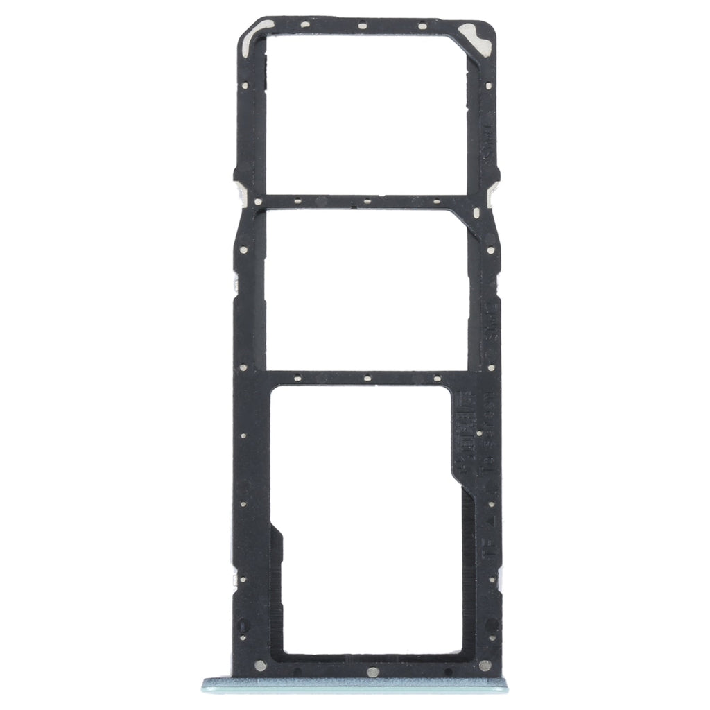 For Realme C35 SIM Card Tray + SIM Card Tray + Micro SD Card Tray (Green)