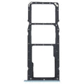 For Realme C35 SIM Card Tray + SIM Card Tray + Micro SD Card Tray (Green)