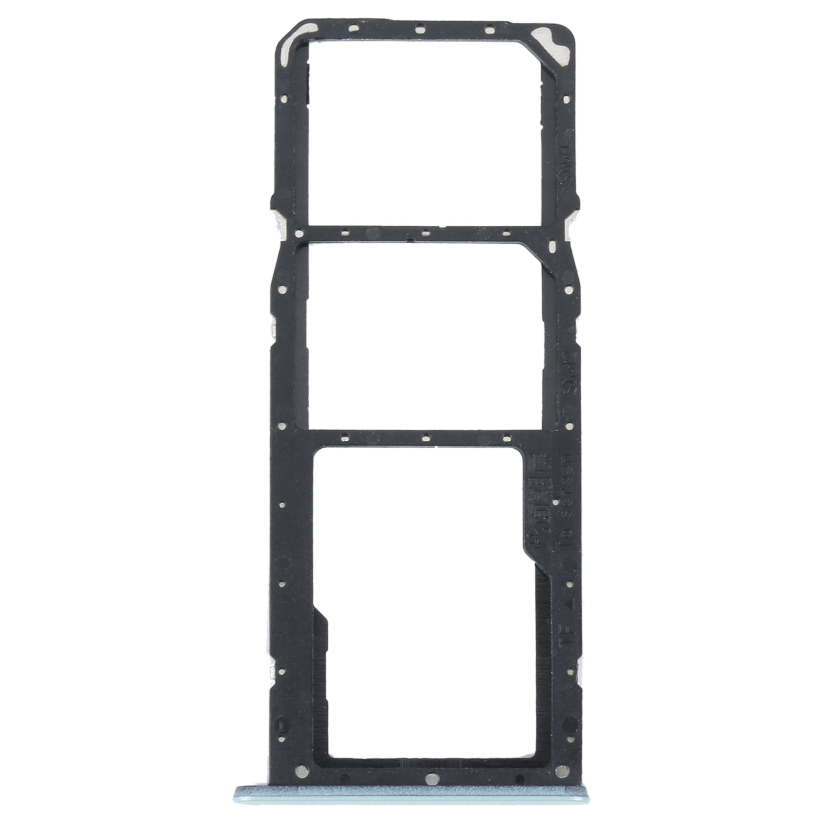 For Realme C35 SIM Card Tray + SIM Card Tray + Micro SD Card Tray (Green)