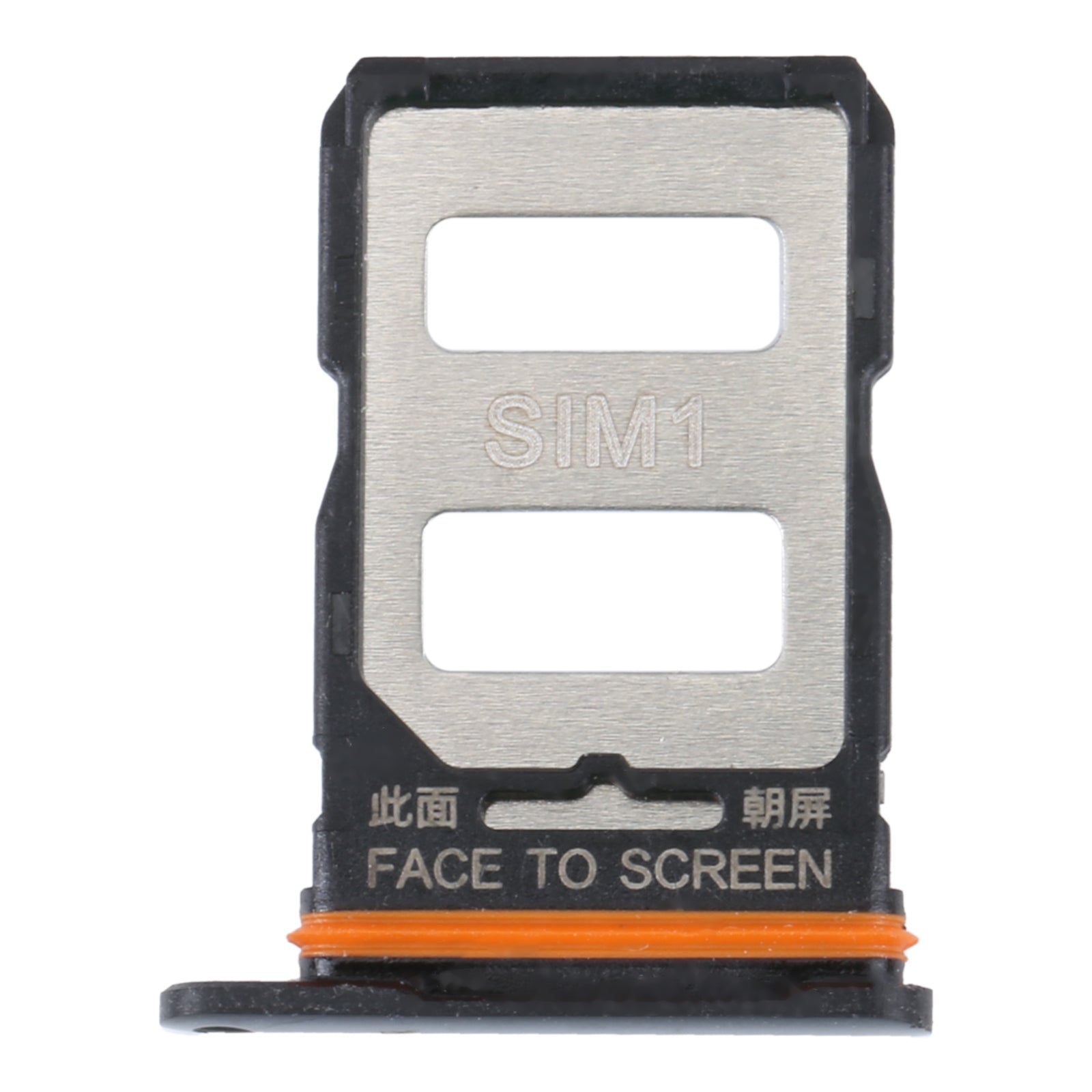 For Xiaomi Redmi K50 Ultra / 12T / 12T Pro SIM Card Tray + SIM Card Tray(Black)