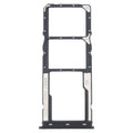 For Xiaomi Redmi A1 2022 / Redmi A1+ SIM Card Tray + SIM Card Tray + Micro SD Card Tray (Black)