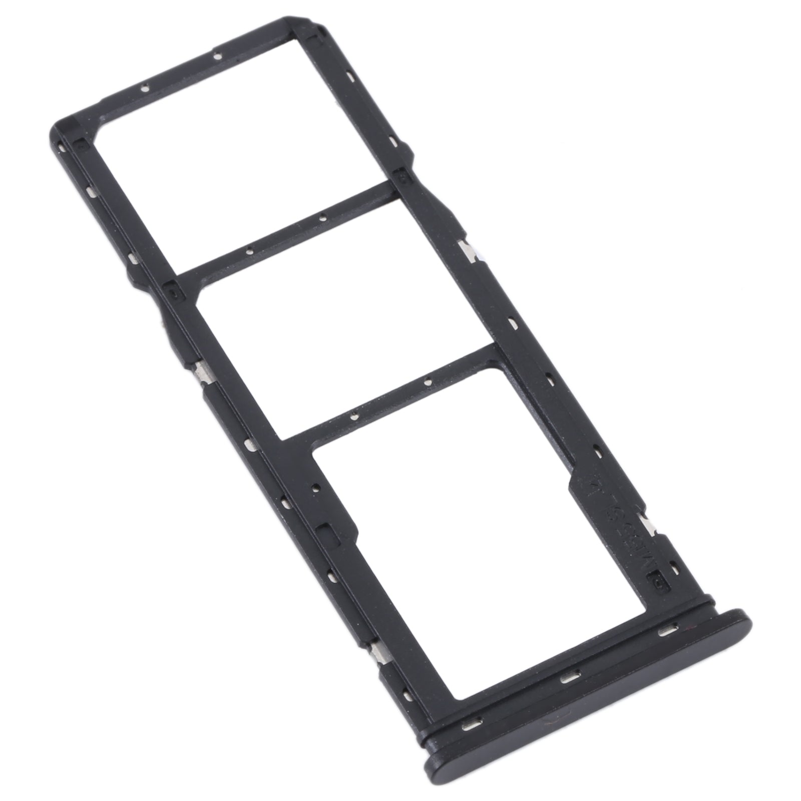 For Xiaomi Redmi A1 2022 / Redmi A1+ SIM Card Tray + SIM Card Tray + Micro SD Card Tray (Black)