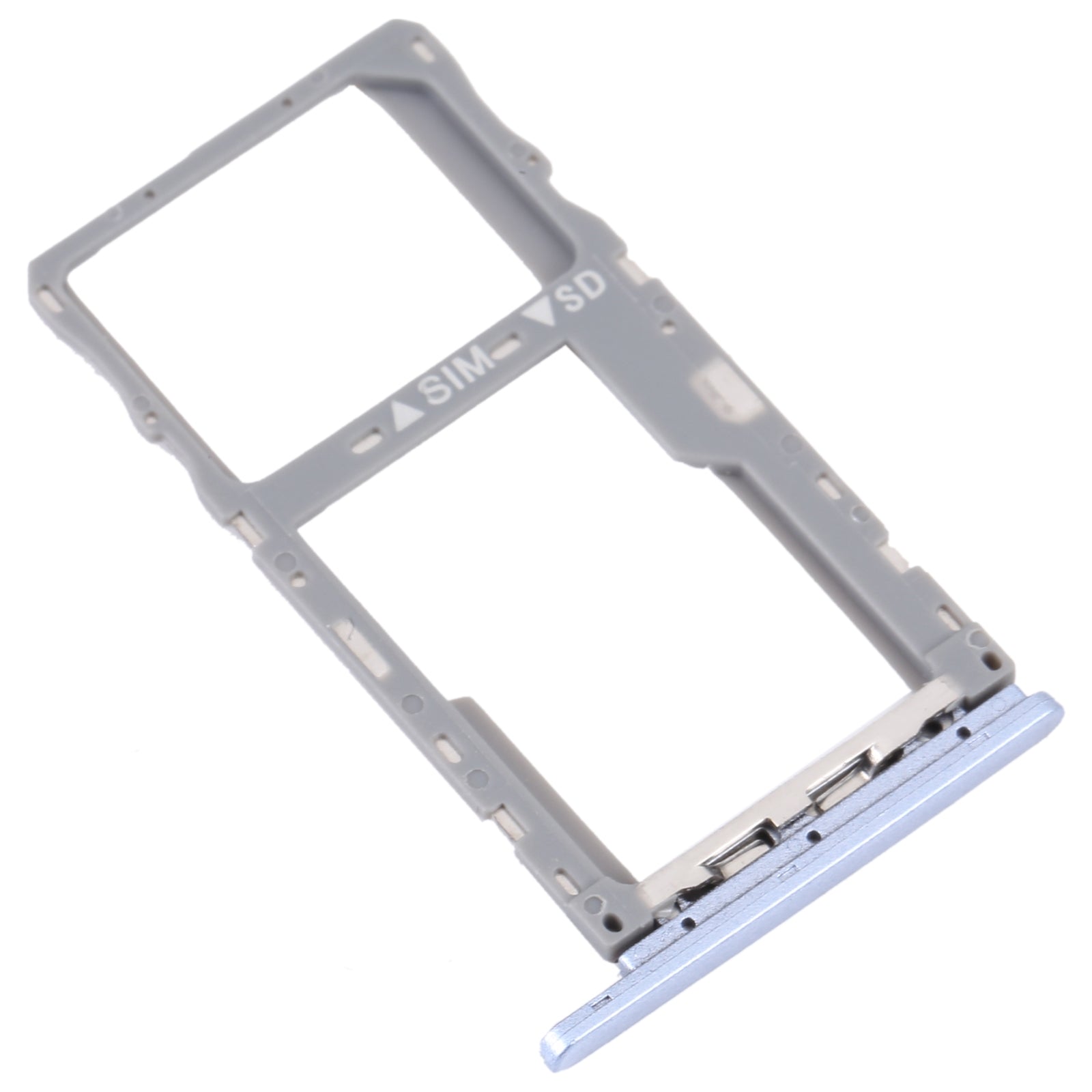 For TCL 10 SE T766H Original SIM Card Tray + SIM / Micro SD Card Tray(Purple)