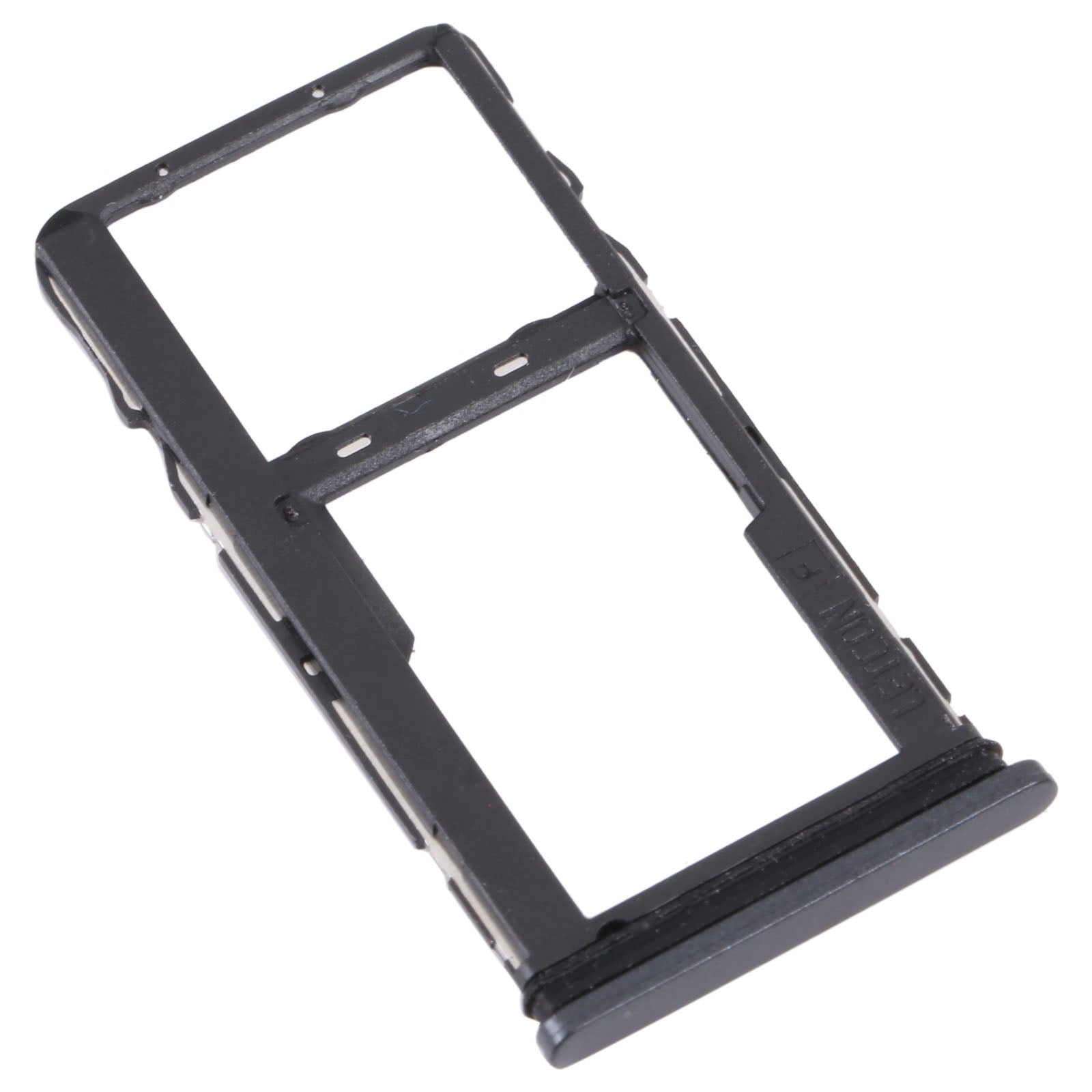 For TCL 30 XE 5G T767W Original SIM Card Tray + Micro SD Card Tray(Black)