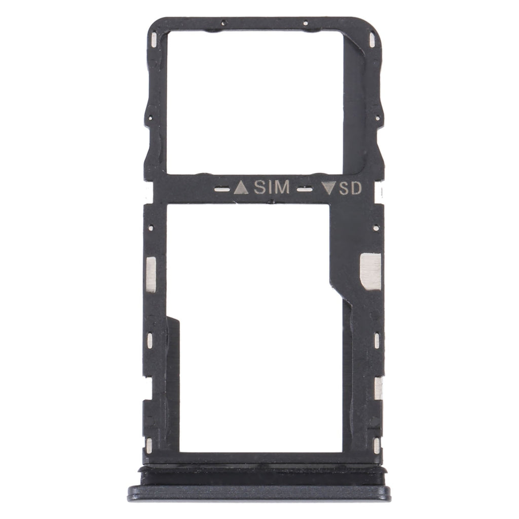 For TCL 30 XE 5G T767W Original SIM Card Tray + Micro SD Card Tray(Black)