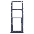 For TCL 30 SE / 30E / 305 / 306 Original SIM Card Tray + SIM Card Tray + Micro SD Card Tray(Blue)