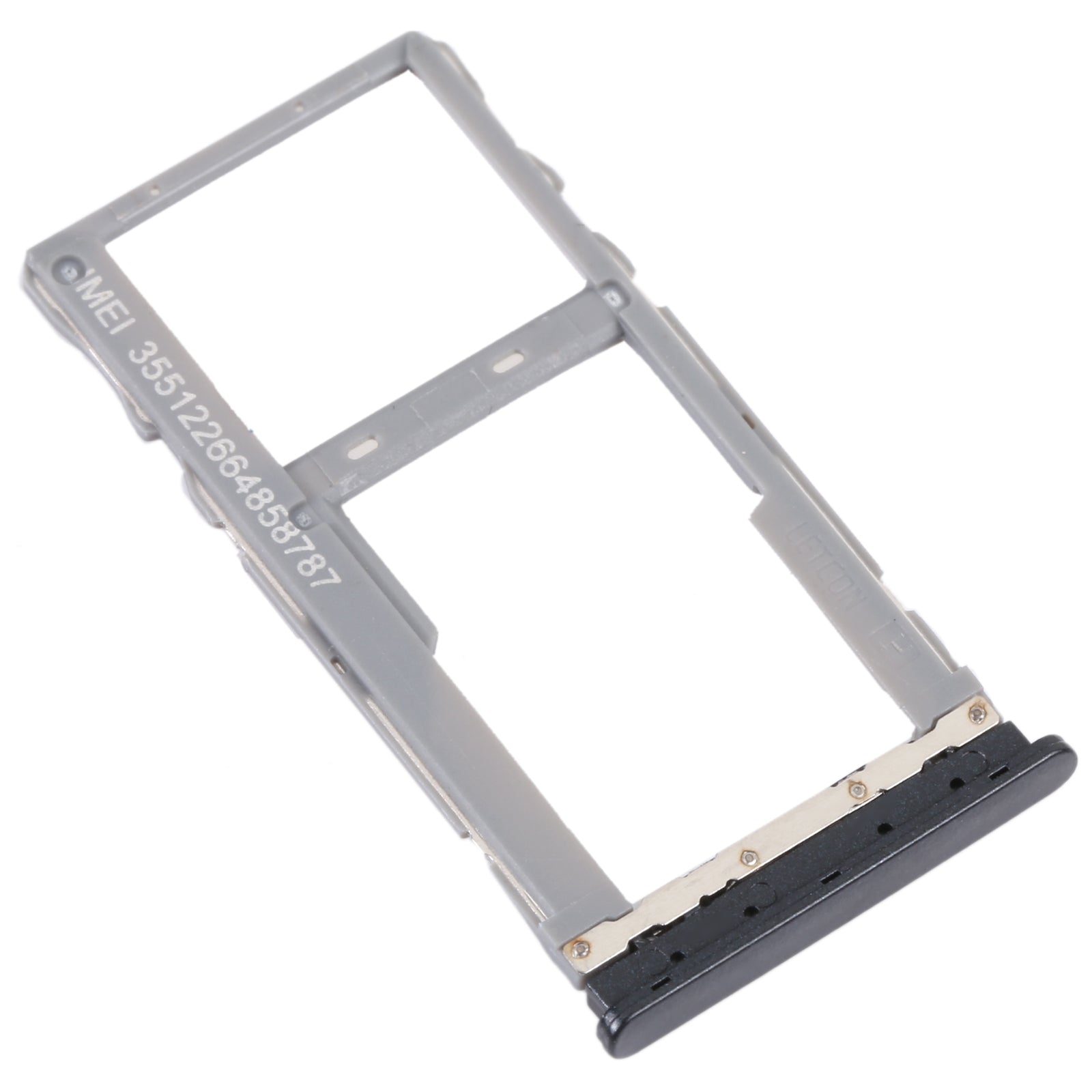 For TCL 20 SE Original SIM Card Tray + SIM / Micro SD Card Tray(Black)