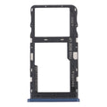 For TCL 20 R 5G Original SIM Card Tray + Micro SD Card Tray(Blue)