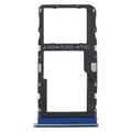 For TCL 30 / 30+ / 30 5G Original SIM Card Tray + Micro SD Card Tray(Blue)