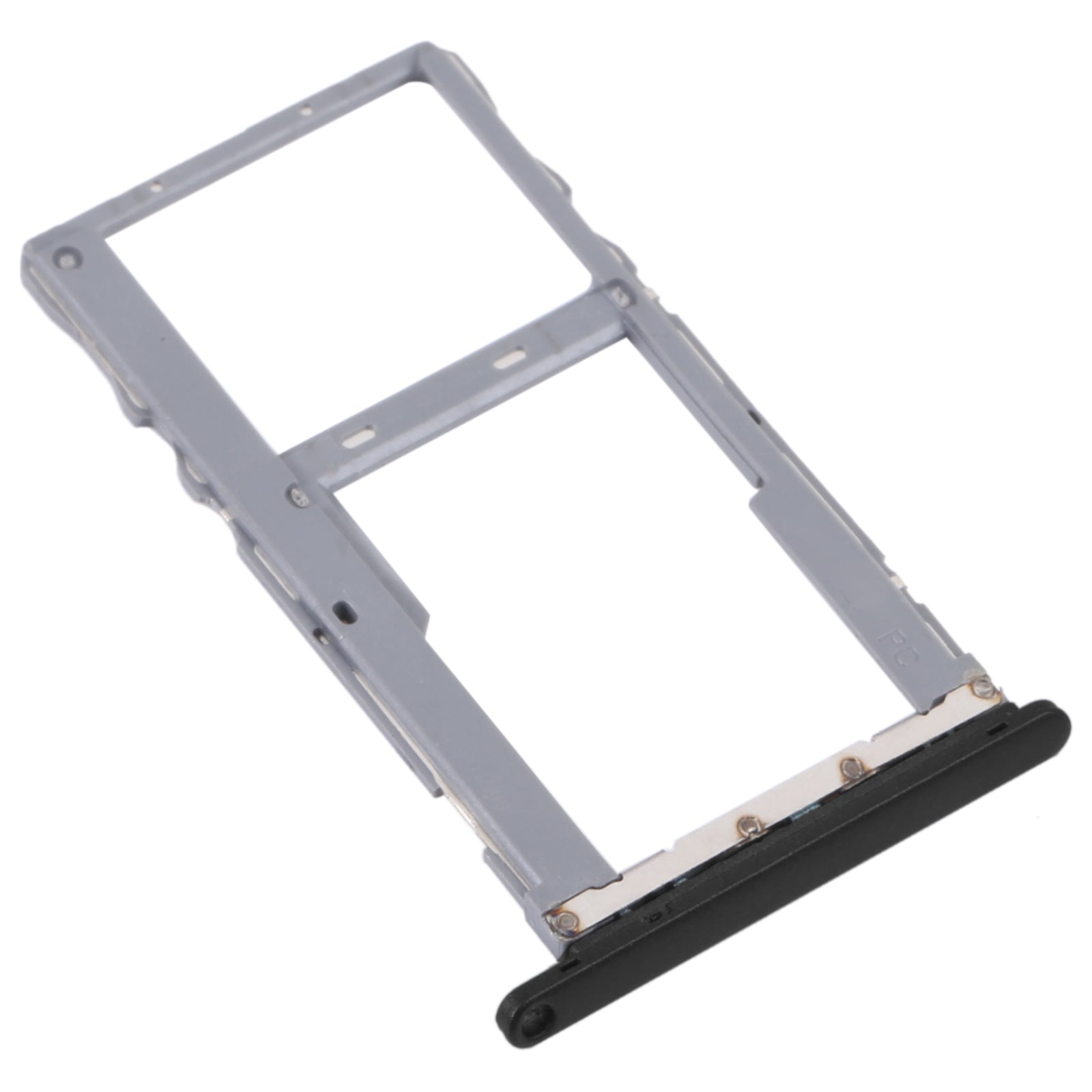 For Alcatel 1V 2020 Original SIM Card Tray + SIM / Micro SD Card Tray (Black)