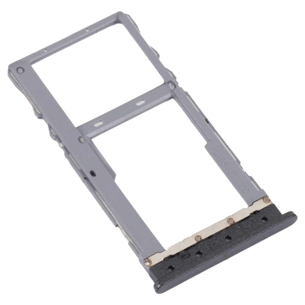 For T-Mobile REVVL 4 4G Original SIM Card Tray + Micro SD Card Tray(Black)