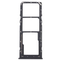 For Alcatel 1V 2021 Original SIM Card Tray + SIM Card Tray + Micro SD Card Tray(Black)