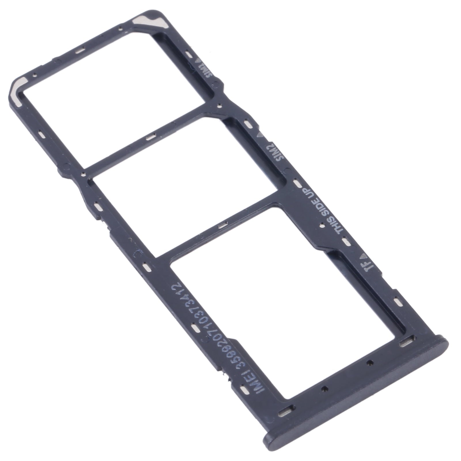 For Alcatel 1V 2021 Original SIM Card Tray + SIM Card Tray + Micro SD Card Tray(Blue)