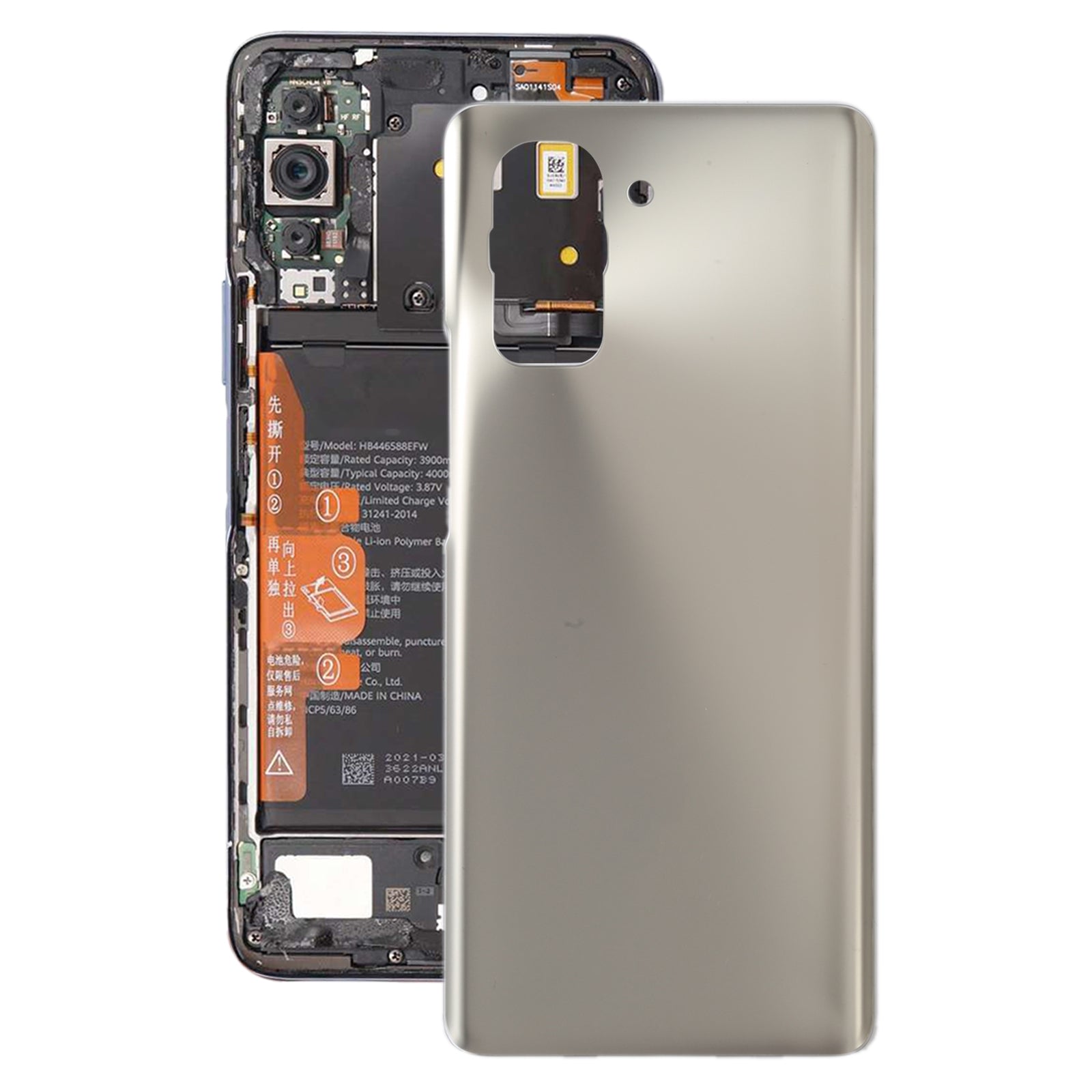 For Huawei Nova 10 OEM Glass Battery Back Cover(Gold)
