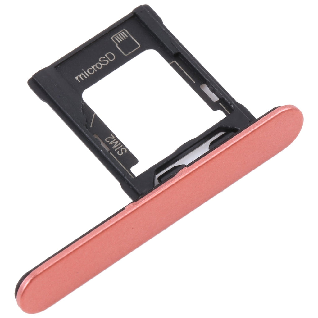 For Sony Xperia XZ1 Compact Original SIM Card Tray + Micro SD Card Tray (Orange)