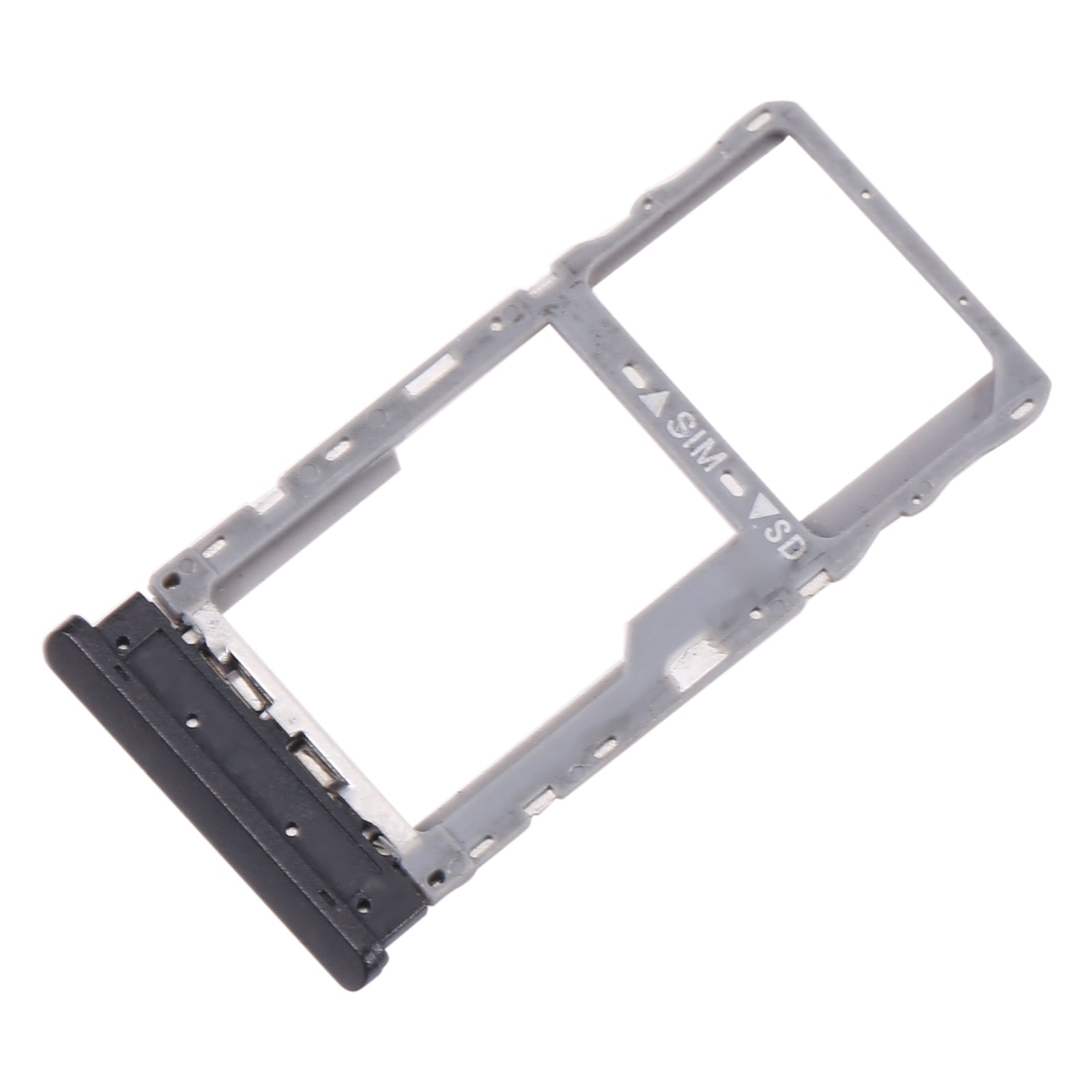 For Alactel Joy Tab 2 9032Z SIM Card Tray + Micro SD Card Tray(Black)