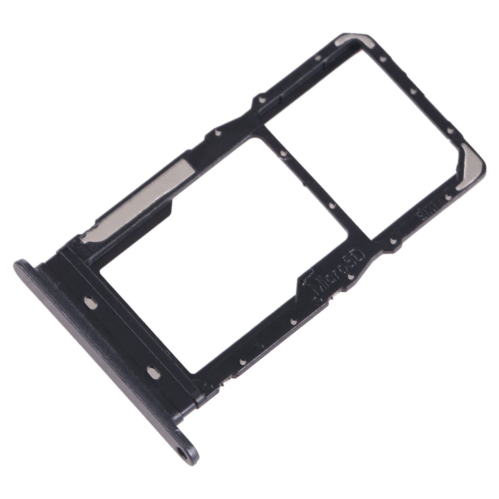 For T-Mobile Revvl 6 Pro 5G SIM Card Tray + Micro SD Card Tray(Grey)