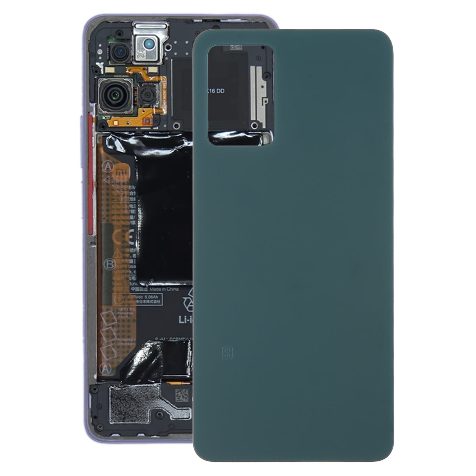 For Xiaomi Redmi Note 11 Pro+ 5G Glass Battery Back Cover(Green)