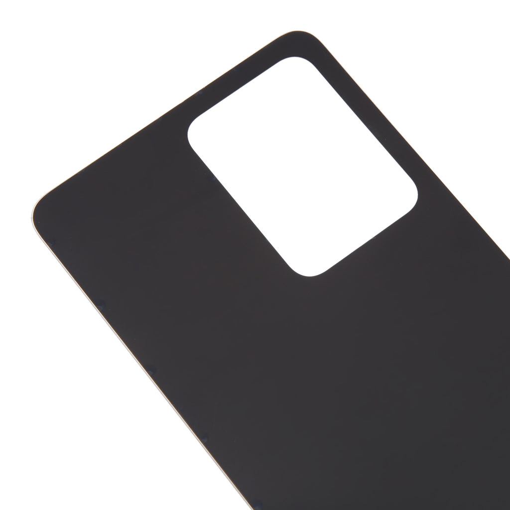 For Xiaomi Redmi Note 12 Pro Glass Battery Back Cover(Black)