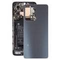 For Xiaomi Redmi Note 12 Pro Glass Battery Back Cover(Black)