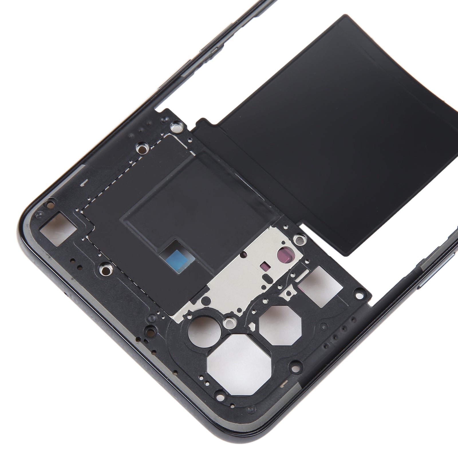 For OPPO Reno5 5G Original Middle Frame Bezel Plate (Black)