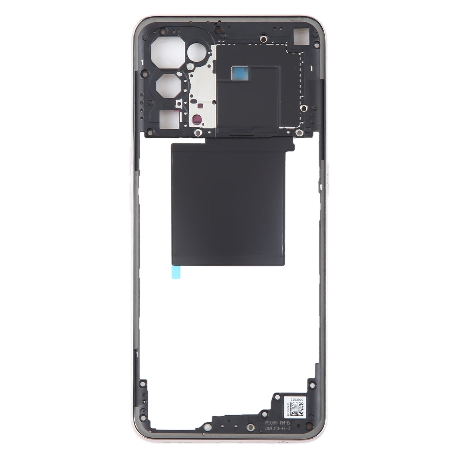 For OPPO Reno5 5G Original Middle Frame Bezel Plate (Gold)