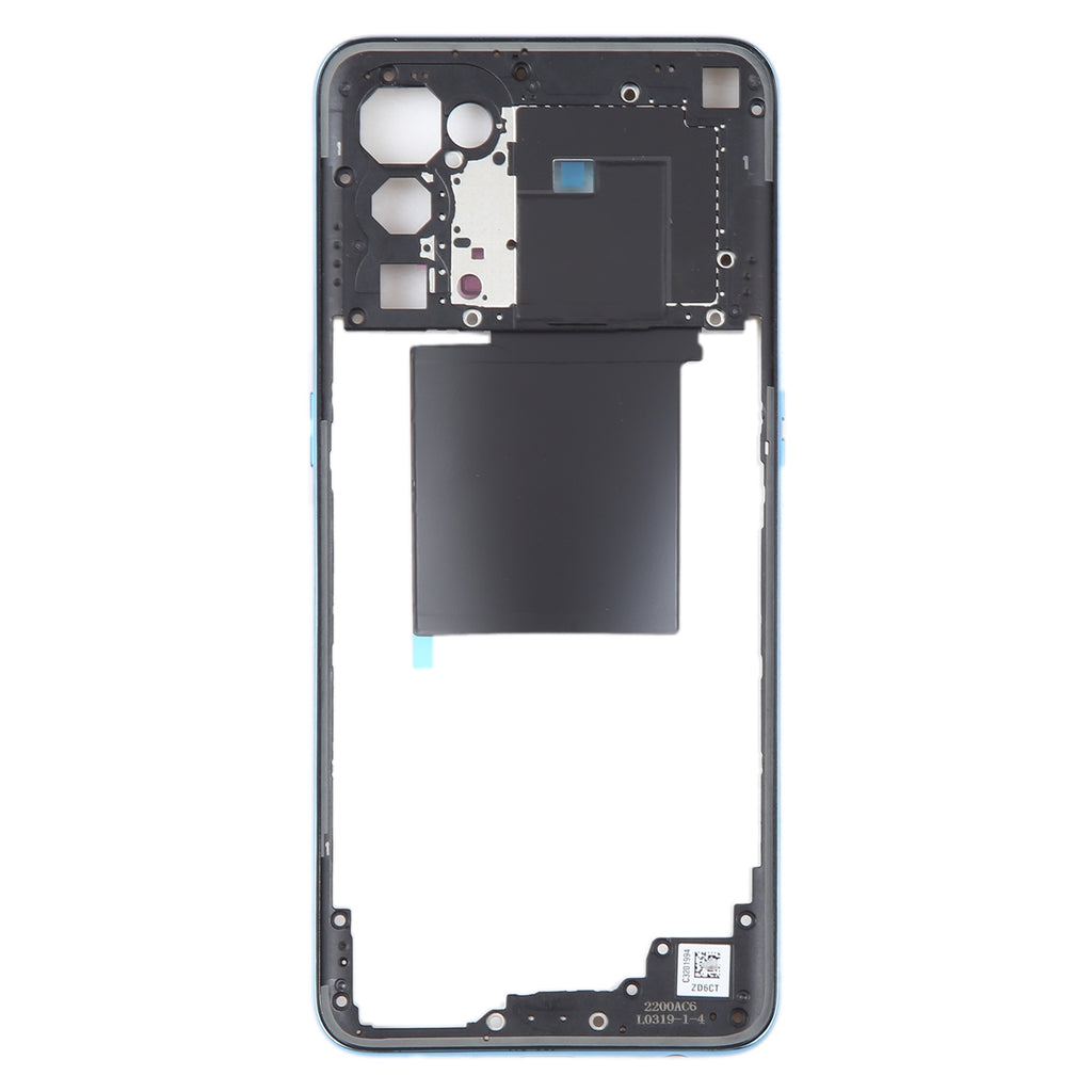 For OPPO Reno5 5G Original Middle Frame Bezel Plate (Blue)