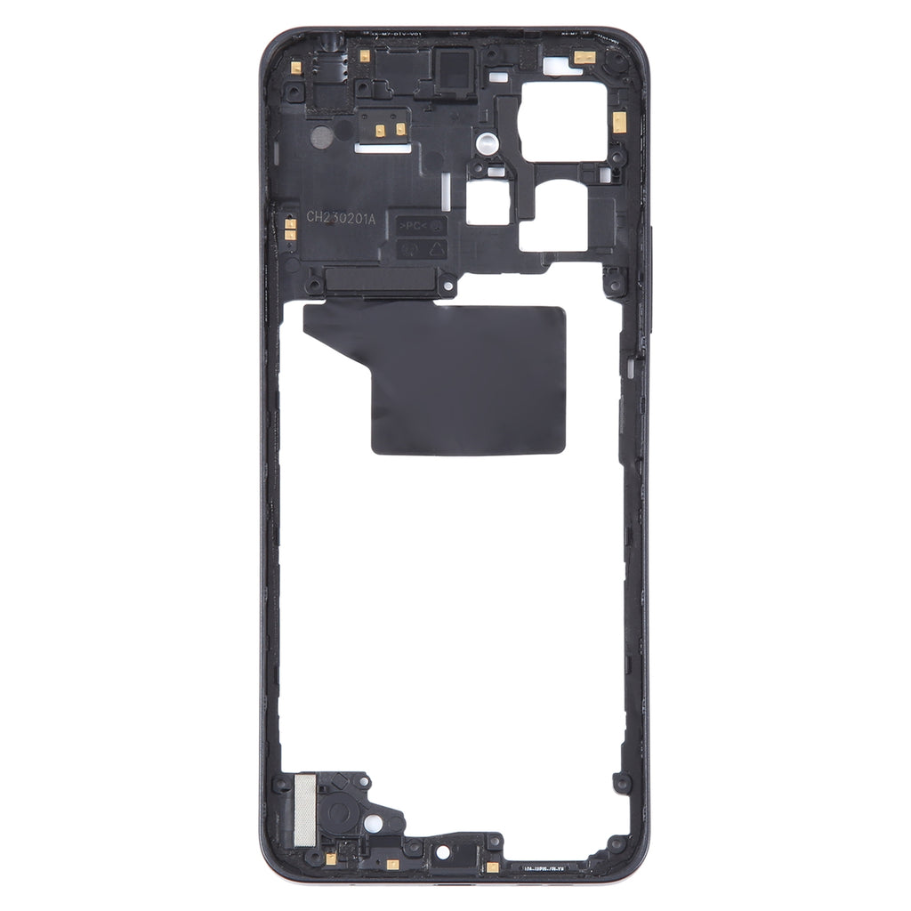 For Xiaomi Redmi Note 12 4G Original Middle Frame Bezel Plate (Black)