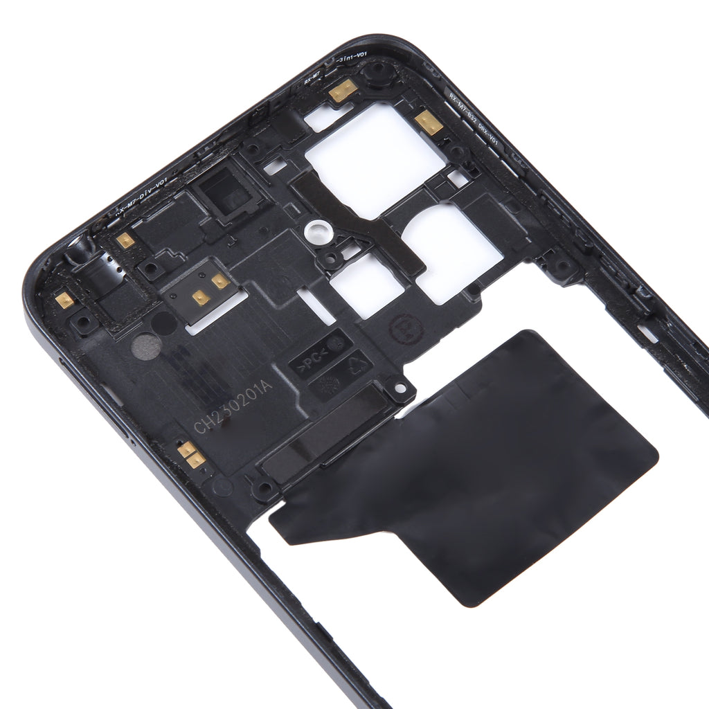 For Xiaomi Redmi Note 12 4G Original Middle Frame Bezel Plate (Black)