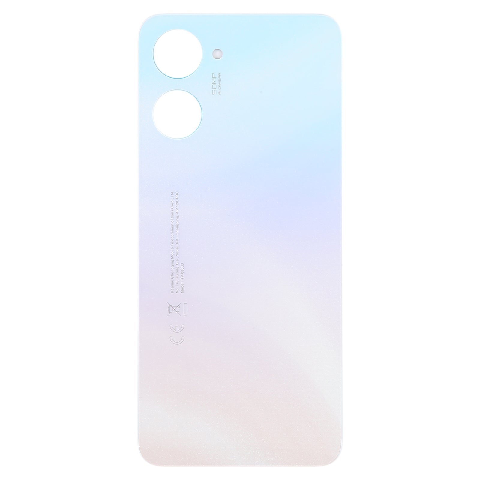 For Realme 10 Original Battery Back Cover(White)