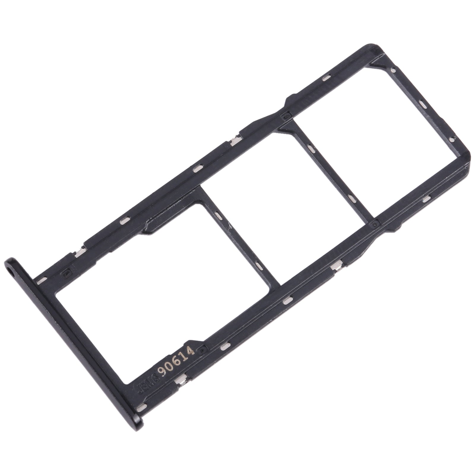 For Motorola Moto G7 Play SIM Card Tray + SIM Card Tray + Micro SD Card Tray (Black)