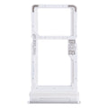 For Motorola One 5G Ace SIM Card Tray + Micro SD Card Tray (Silver)