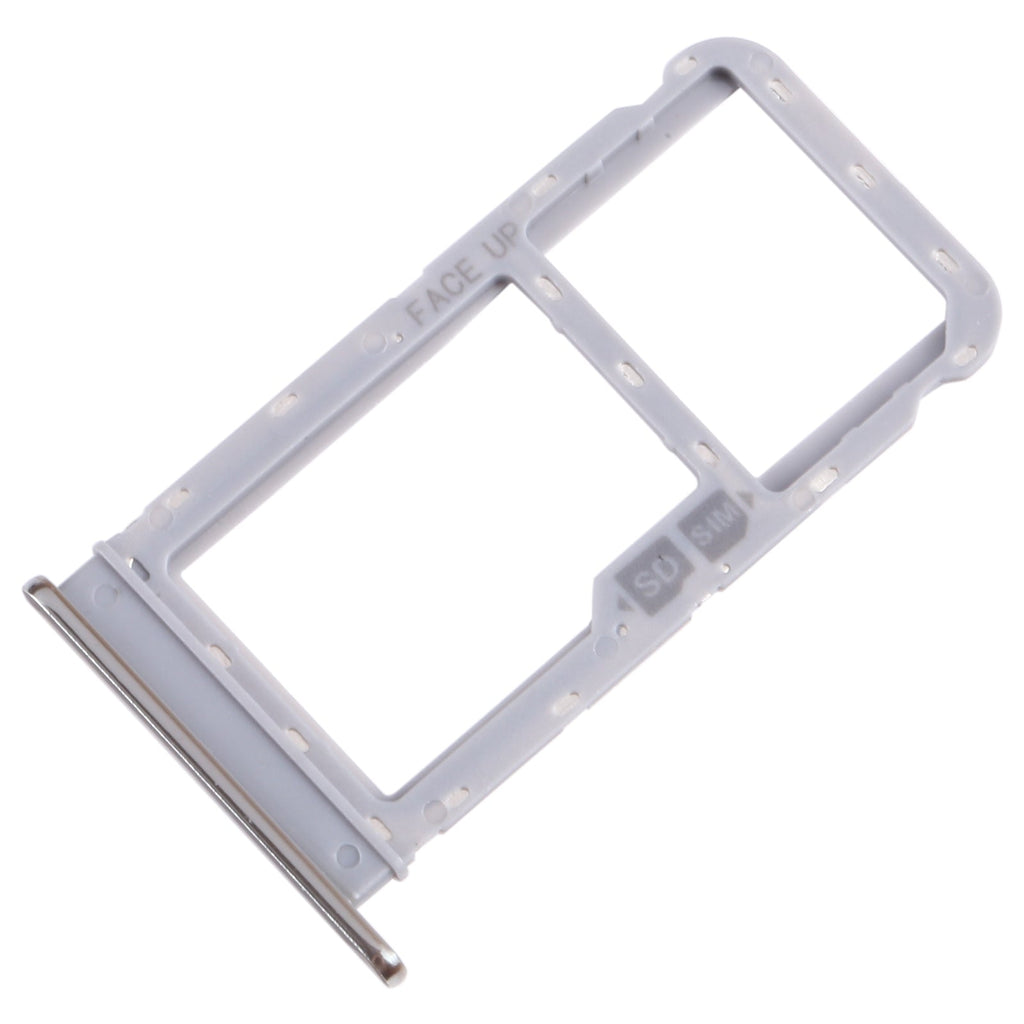 For Motorola Moto G Fast SIM Card Tray + Micro SD Card Tray (Silver)
