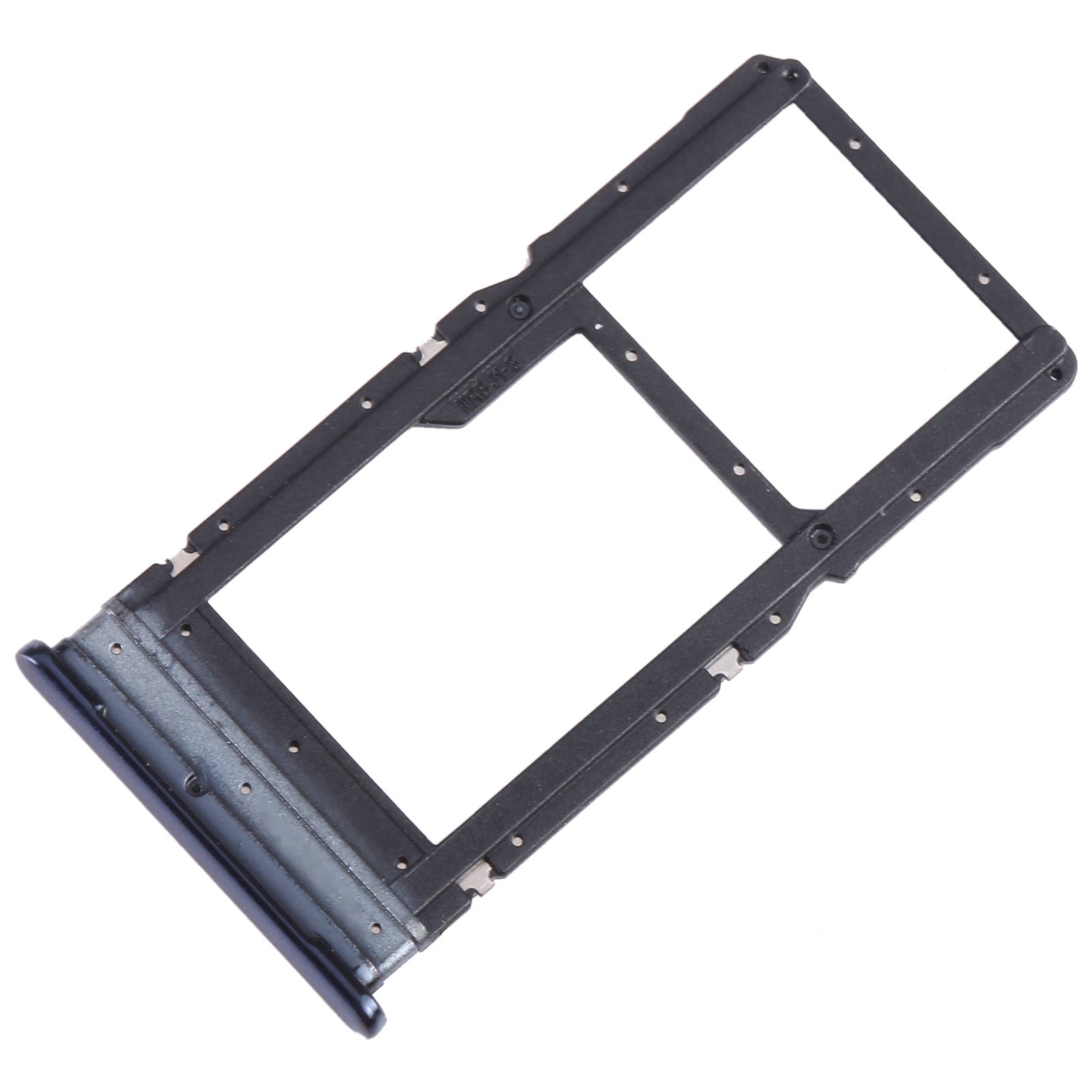 For Motorola Moto G 5G Plus SIM Card Tray + Micro SD Card Tray (Blue)