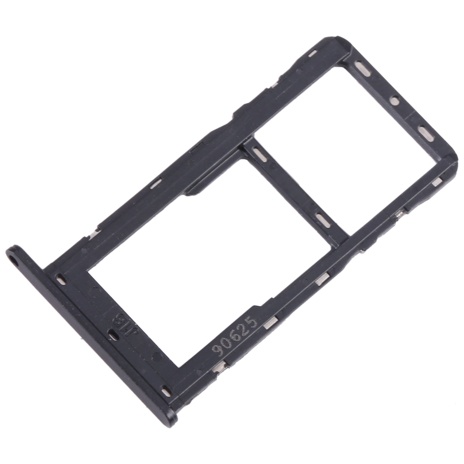 For Motorola Moto G7 Power US Version SIM Card Tray + Micro SD Card Tray (Black)