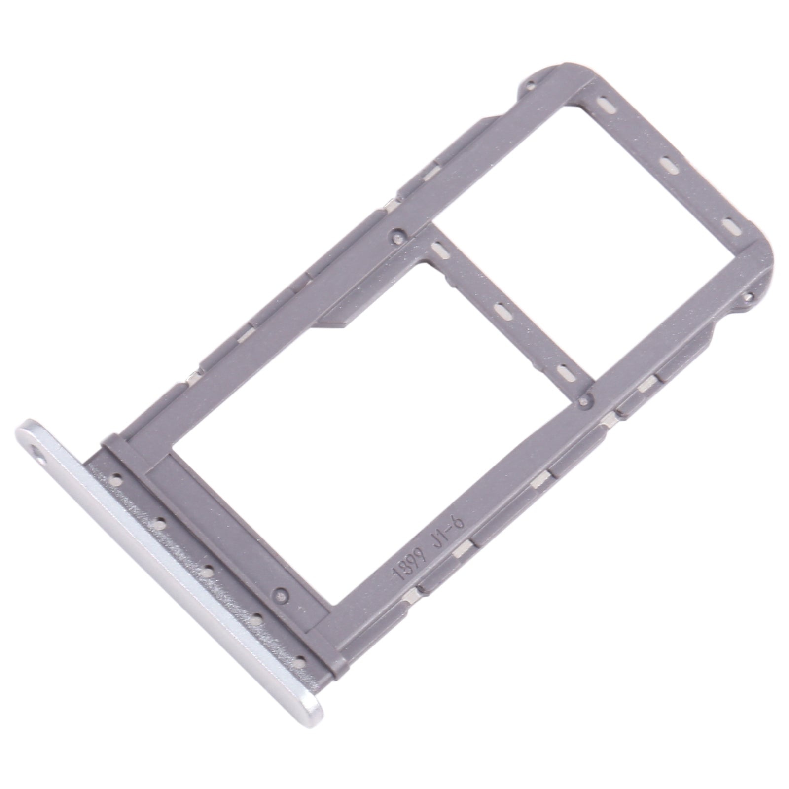 For Motorola Moto G Power 2021 SIM Card Tray + Micro SD Card Tray (Silver)