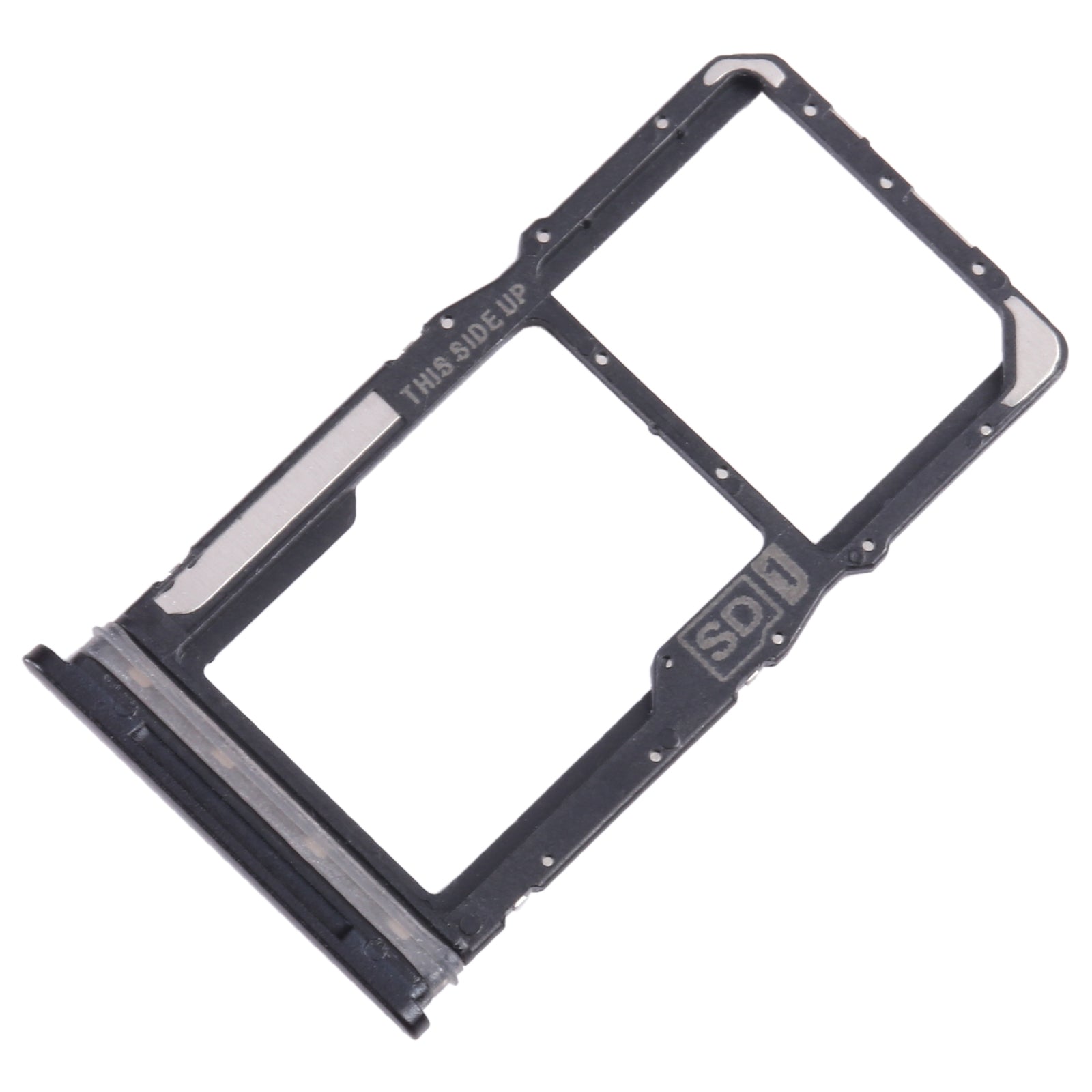 For Motorola Moto G Power 2022 SIM Card Tray + Micro SD Card Tray (Black)