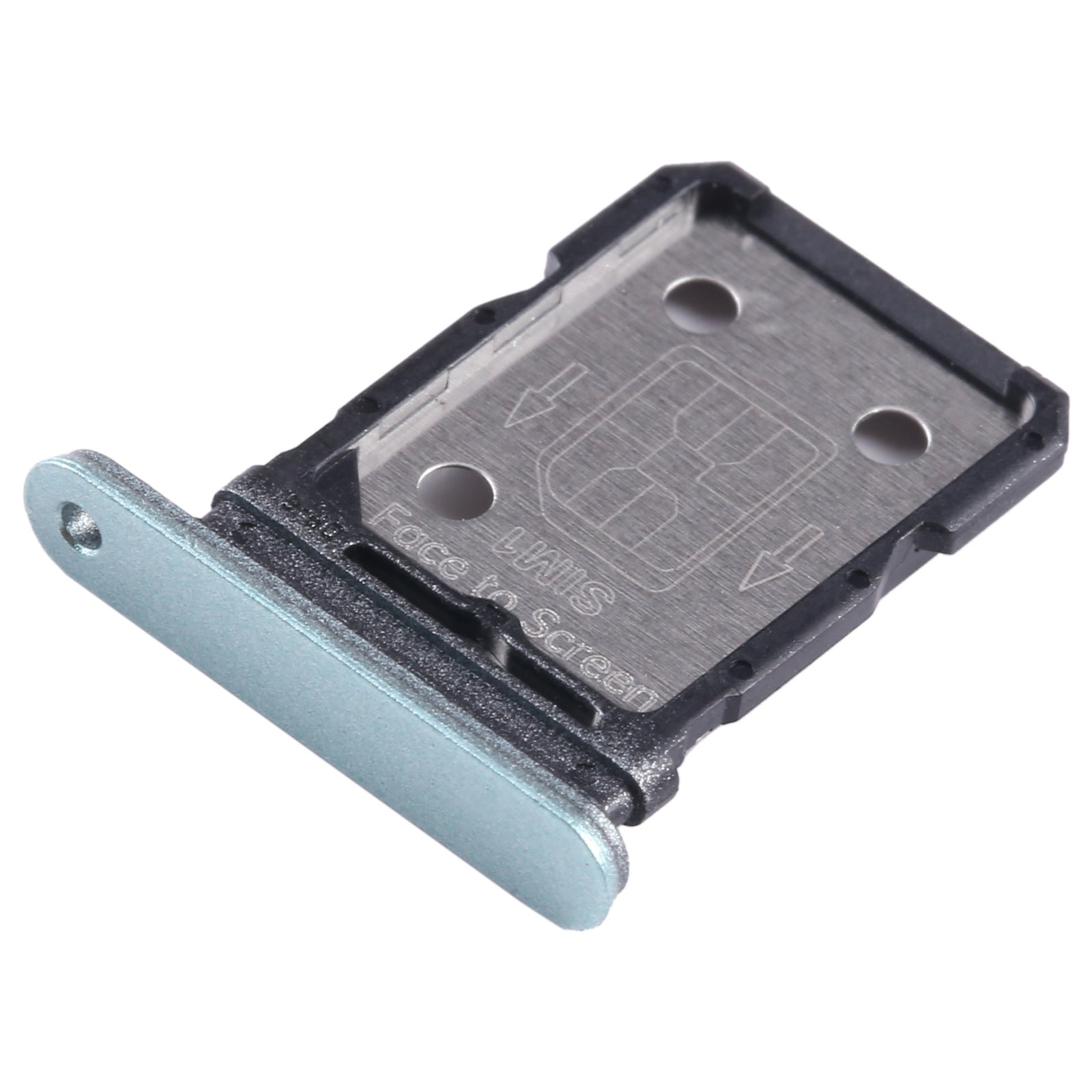For OnePlus 10R 80W CPH2411 SIM Card Tray + SIM Card Tray (Green)