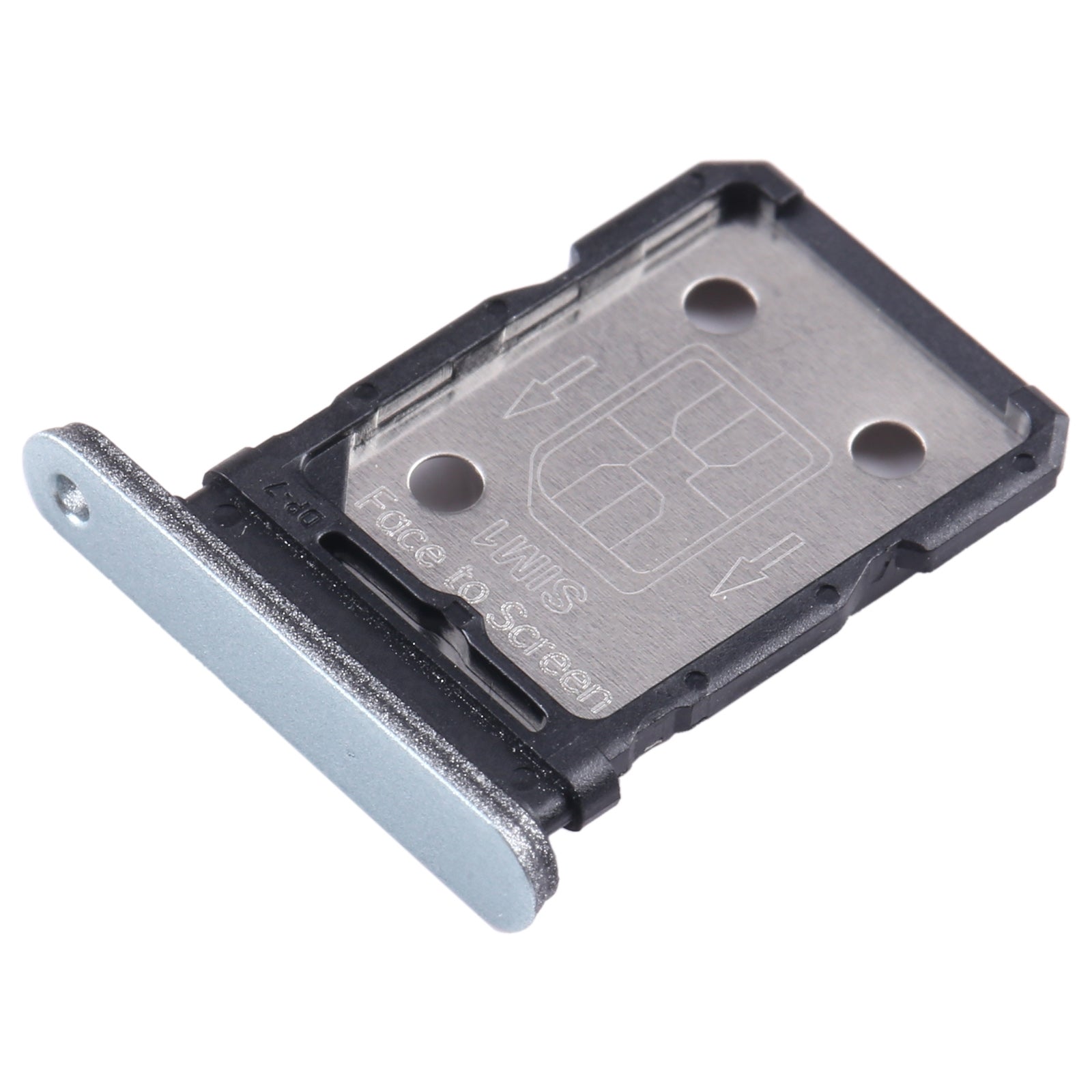 For OnePlus 10R 80W CPH2411 SIM Card Tray + SIM Card Tray (Blue)