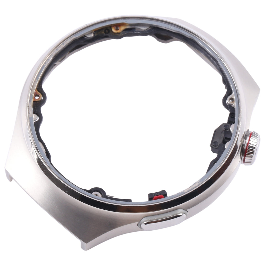 Original LCD Screen Frame Bezel Plate For Huawei Watch 4 Pro (Silver)
