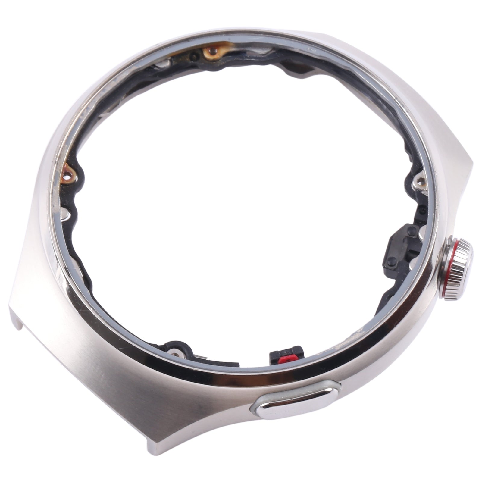 Original LCD Screen Frame Bezel Plate For Huawei Watch 4 Pro (Silver)