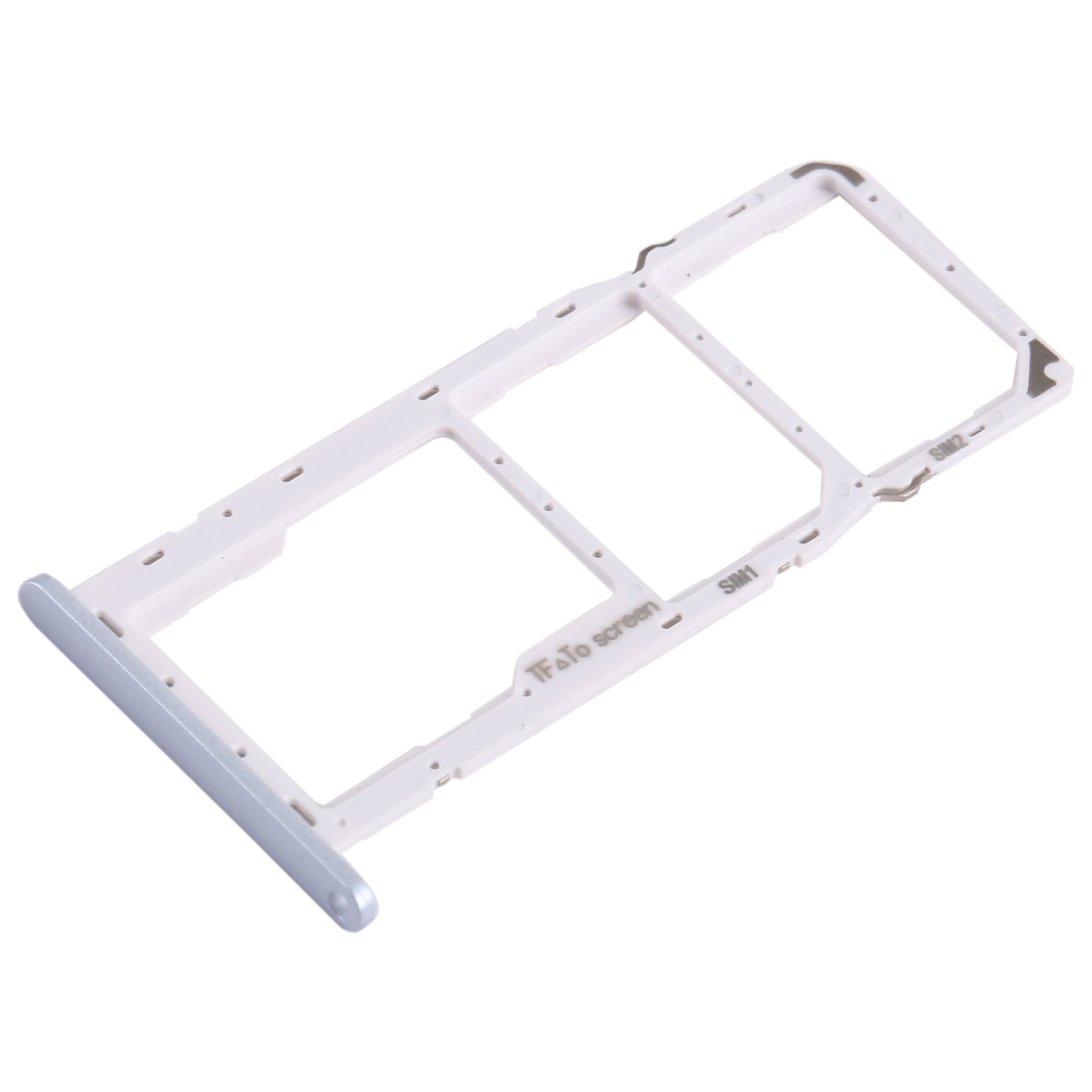 For Nokia G20 Original SIM + SIM + Micro SD Card Tray (Silver)