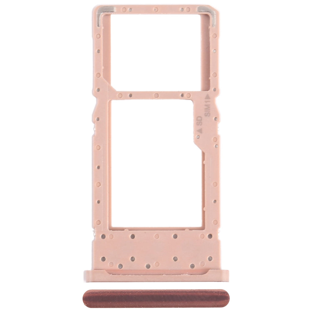 For Nokia X10 Original SIM + SIM / Micro SD Card Tray (Gold)