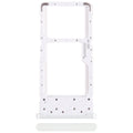 For Nokia X10 Original SIM + SIM / Micro SD Card Tray (White)