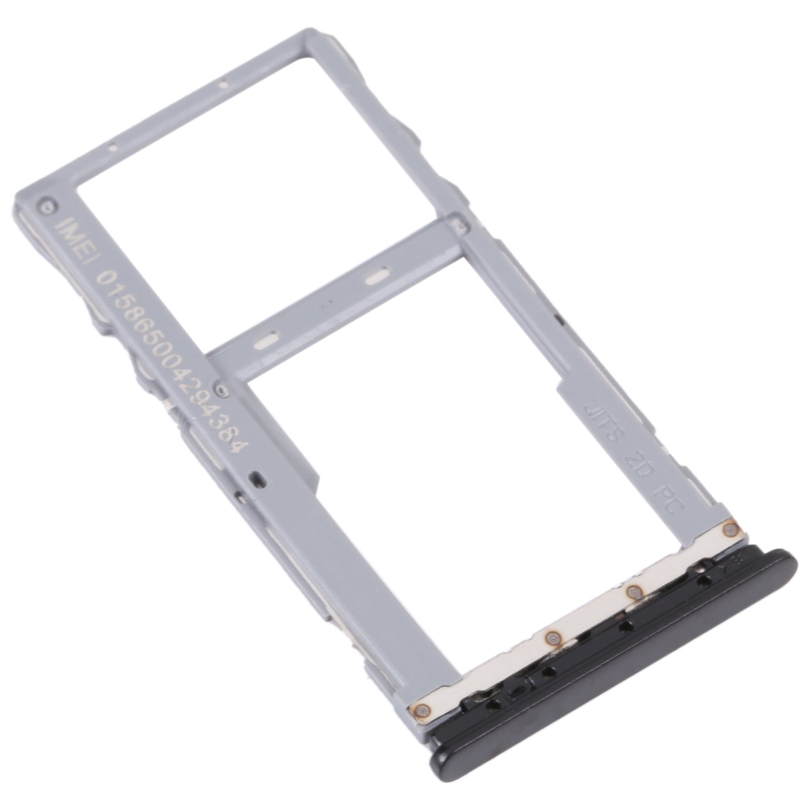 For TCL 20Y Original SIM Card Tray + Micro SD Card Tray (Black)